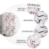 Abstract Art Line Waterproof Durable Shower Curtain - LeobonZone