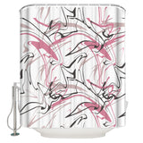 Abstract Art Line Waterproof Durable Shower Curtain - LeobonZone