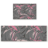 Dazzling Lines Right Angle Felt Doormat Two piece set - LeobonZone