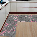 Dazzling Lines Right Angle Felt Doormat Two piece set - LeobonZone