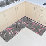 Dazzling Lines Circular Angle Felt Carpets Two piece set - LeobonZone
