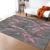 Dazzling Lines Right Angle Felt Rugs - LeobonZone