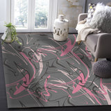 Dazzling Lines Right Angle Felt Rugs - LeobonZone