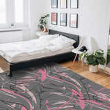 Dazzling Lines Right Angle Felt Rugs - LeobonZone