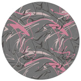 Dazzling Lines Circular Felt Rugs - LeobonZone