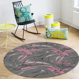 Dazzling Lines Circular Felt Rugs - LeobonZone