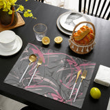 Dazzling Lines Personalized Table Placemats - LeobonZone