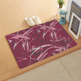 Abstract Line Leather Mat Soft Non-Slip Waterproof  Doormat - LeobonZone