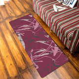 Abstract Line Leather Mat Soft Non-Slip Waterproof  Doormat - LeobonZone