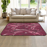 Abstract Line Sponge Rillet Rubber Rugs - LeobonZone