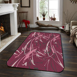 Abstract Line Sponge Rillet Rubber Rugs - LeobonZone