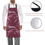 Abstract Line Personalized Canvas Apron - LeobonZone