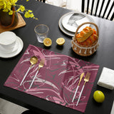 Abstract Line Personalized Table Placemats - LeobonZone