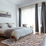 Retro Pattern Sponge Rillet Rubber Rugs - LeobonZone