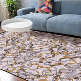 Retro Pattern Sponge Rillet Rubber Rugs - LeobonZone