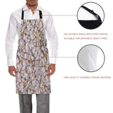 Retro Pattern Personalized Canvas Apron - LeobonZone
