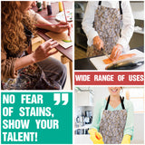 Retro Pattern Personalized Canvas Apron - LeobonZone