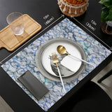 Retro Texture Personalized Table Placemats - LeobonZone