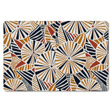 Geometric Umbrella Leather Mat Soft Non-Slip Waterproof  Doormat - LeobonZone