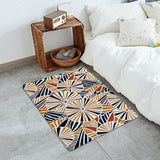 Geometric Umbrella Leather Mat Soft Non-Slip Waterproof  Doormat - LeobonZone