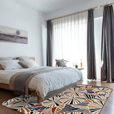 Geometric Umbrella Sponge Rillet Rubber Rugs - LeobonZone