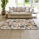 Geometric Umbrella Sponge Rillet Rubber Rugs - LeobonZone