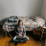 Geometric Umbrella comforter sets pillowcase - LeobonZone