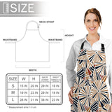Geometric Umbrella Personalized Canvas Apron - LeobonZone