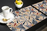 Geometric Umbrella Personalized Table Placemats - LeobonZone