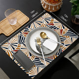 Geometric Umbrella Personalized Table Placemats - LeobonZone