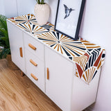 Geometric Umbrella Table Runner Place Mats - LeobonZone