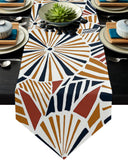 Geometric Umbrella Table Runner Place Mats - LeobonZone