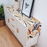 Geometric Umbrella Table Runner Place Mats - LeobonZone