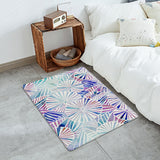 Colorful Geometric Umbrella Leather Mat Soft Non-Slip Waterproof  Doormat - LeobonZone