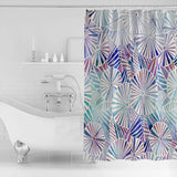 Colorful Umbrella geometric shower curtain - LeobonZone