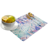 Colorful Geometric Umbrella Personalized Table Placemats - LeobonZone