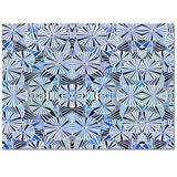Blue Geometric Umbrella Right Angle Felt Rugs - LeobonZone