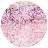 Pink Geometric Umbrella Circular Felt Rugs - LeobonZone