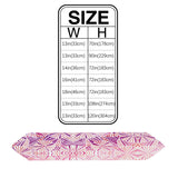 Pink Geometric Umbrella Table Runner Place Mats - LeobonZone