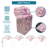 Pink Geometric Umbrella Table Runner Place Mats - LeobonZone