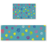 Lovely Feet Right Angle Felt Doormat Two piece set - LeobonZone