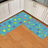 Lovely Feet Circular Angle Felt Carpets Two piece set