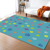 Lovely Feet Right Angle Felt Rugs - LeobonZone