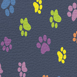 Blue Lovely Feet Leather Mat Soft Non-Slip Waterproof  Doormat - LeobonZone