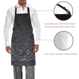 Gradual Change Pattern Personalized Canvas Apron - LeobonZone