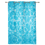 Water Ripple Grommet Single Curtain Panel - LeobonZone