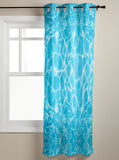 Water Ripple Grommet Single Curtain Panel - LeobonZone