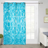 Water Ripple Grommet Single Curtain Panel