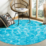 water ripple Circular Felt Rugs - LeobonZone