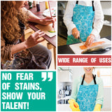 water ripple Personalized Canvas Apron - LeobonZone